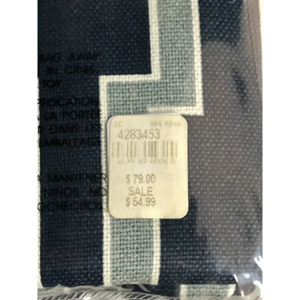 West Elm Wallpaper Print Window Panel Linen Cotton‎ 48x96